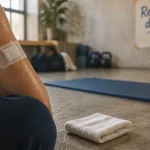 Peut on faire du sport après une prise de sang : pansement bras, reprise douce